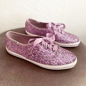 Keds X Kate Spade New York Glitter Lace Up Sneaker